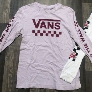 Vans long sleeve shirt